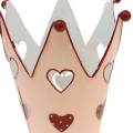 Floristik24 Decorative crown, metal lantern, planter for Valentine&#39;s Day, metal decoration with a heart