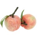 Floristik24 Deco fruit peach pink Ø8cm L10cm 4pcs