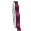 Floristik24 Narrow taffeta gift ribbon for creative decorations, 15mm wide, 50m long