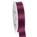 Floristik24 Gift ribbon, purple taffeta ribbon, elegantly shiny, 25mm wide, 50m long