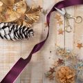 Gift ribbon, purple taffeta ribbon, elegantly shiny, 25mm wide, 50m long | Floristik24.ie