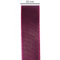 Gift ribbon, purple taffeta ribbon, elegantly shiny, 25mm wide, 50m long | Floristik24.ie