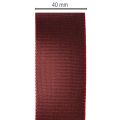 Red taffeta decorative ribbon, versatile, 40mm x 50m | Floristik24.ie