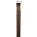 Decorative taffeta ribbon on a roll for gift wrapping and crafting, 10mm wide, 50m long | Floristik24.ie