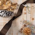 Wide taffeta gift ribbon, elegant and glossy, 40mm x 50m | Floristik24.ie