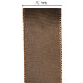 Wide taffeta gift ribbon, elegant and glossy, 40mm x 50m | Floristik24.ie