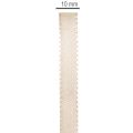 Narrow beige gift ribbon, fine ribbon for packaging, 10mm wide, 50m long | Floristik24.ie