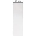 Decorative taffeta ribbon, white, 25mm wide, 50m long | Floristik24.ie