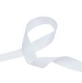 Floristik24 Decoration ribbon white 25mm 50m