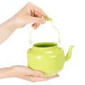 Decorative teapot as a flower vase, nostalgic retro style | Floristik24.ie