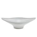 Floristik24 Decorative bowl gray 34cm x 17.5cm H10cm, 1pc