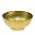 Floristik24 Decorative bowl metal Vintage bowl gold Metal bowl Ø16cm