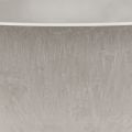 Decorative bowl with base, round plant bowl, grey, Ø19cm, H8cm | Floristik24.ie