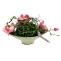 Floristik24 Decorative bowl pink 34cm x 17.5cm H10cm, 1p