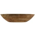 Floristik24 Decorative bowl wooden bowl lemon mango wood Ø30/24cm set of 2
