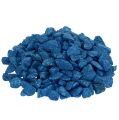 Floristik24 Decorative stones 9mm - 13mm dark blue 2kg