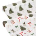 Floristik24 Christmas decorative fabric, sold by the meter, 120cm wide, 2 pieces