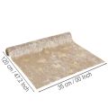 Table runner, decorative fabric, patterned, wide bows, 35x120cm, 2 pieces | Floristik24.ie