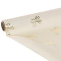 Table runner, decorative fabric, patterned, wide bows, 35x120cm, 2 pieces | Floristik24.ie