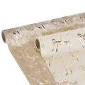 Floristik24 Table runner, decorative fabric with narrow bows, on a roll, 120x35cm, 2 pieces