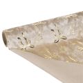 Table runner, decorative fabric with narrow bows, on a roll, 120x35cm, 2 pieces | Floristik24.ie