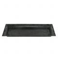 Floristik24 Decorative tray marbled anthracite 36x17cm 6 pieces