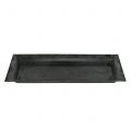 Decorative tray marbled anthracite 36x17cm 6pcs | Floristik24.ie
