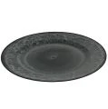 Decorative plate anthracite Ø33cm | Floristik24.ie