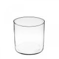 Floristik24 Decorative vase glass cylinder clear Ø15cm H15cm