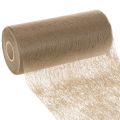 Floristik24 Non-woven table decoration roll 24 cm x 25 m in brown for festive tables