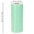 Green non-woven fabric roll, 25m, table decoration, sold by the meter | Floristik24.ie