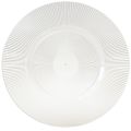 Floristik24 Decorative plate with grooves plastic plate plastic plate clear Ø33cm