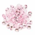 Floristik24 Decorative stones diamond acrylic light pink Ø1.2cm 175g for birthday decoration