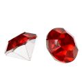 Floristik24 Acrylic diamonds 8mm red 50g