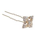 Floristik24 Diamond needle wedding decoration gold 7cm 9pcs