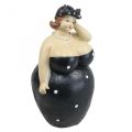 Floristik24 Decorative figure chubby woman, fat lady figure, bathroom decoration H23cm