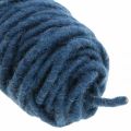 Floristik24 Wick thread felt cord dark blue 55m