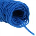 Floristik24 Wick thread felt cord with wire 30m blue