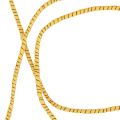 Floristik24 Wool thread with wire felt cord mica yellow bronze Ø5mm 33m