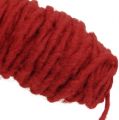Floristik24 Wick thread dark red 55m