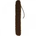 Floristik24 Wick thread felt cord dark brown 55m