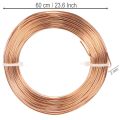 Aluminum wire roll for crafting and floristry, 60m, 500g | Floristik24.ie