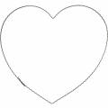 Floristik24 Wire heart 30cm wave ring for wall wreath wreath ring heart 10pcs