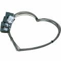 Floristik24 Wire heart 30cm wave ring for wall wreath wreath ring heart 10pcs