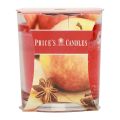 Floristik24 Scented candle in a glass scented candle Christmas Apple Spice H8cm