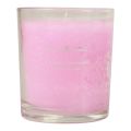 Floristik24 Scented candle in glass scented cherry blossom candle pink H8cm