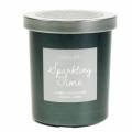 Floristik24 Scented candle in glass anthracite Ø7cm H8.5cm 1pc