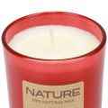 Scented candle in glass natural wax candle Cinnamon Spices 85×70mm | Floristik24.ie