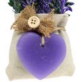 Floristik24 Lavender sachet with heart 18cm