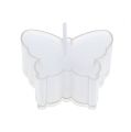 Floristik24 Scented tea light butterfly Ø4.8cm H2cm white 6pcs